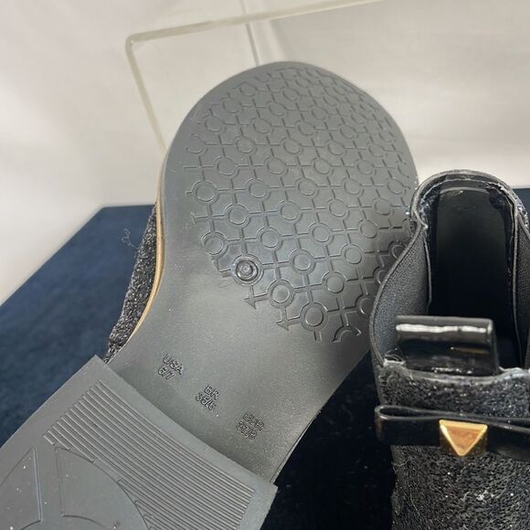 Kate Spade Black Sparkly Ankle Boots - Picture 5 of 5